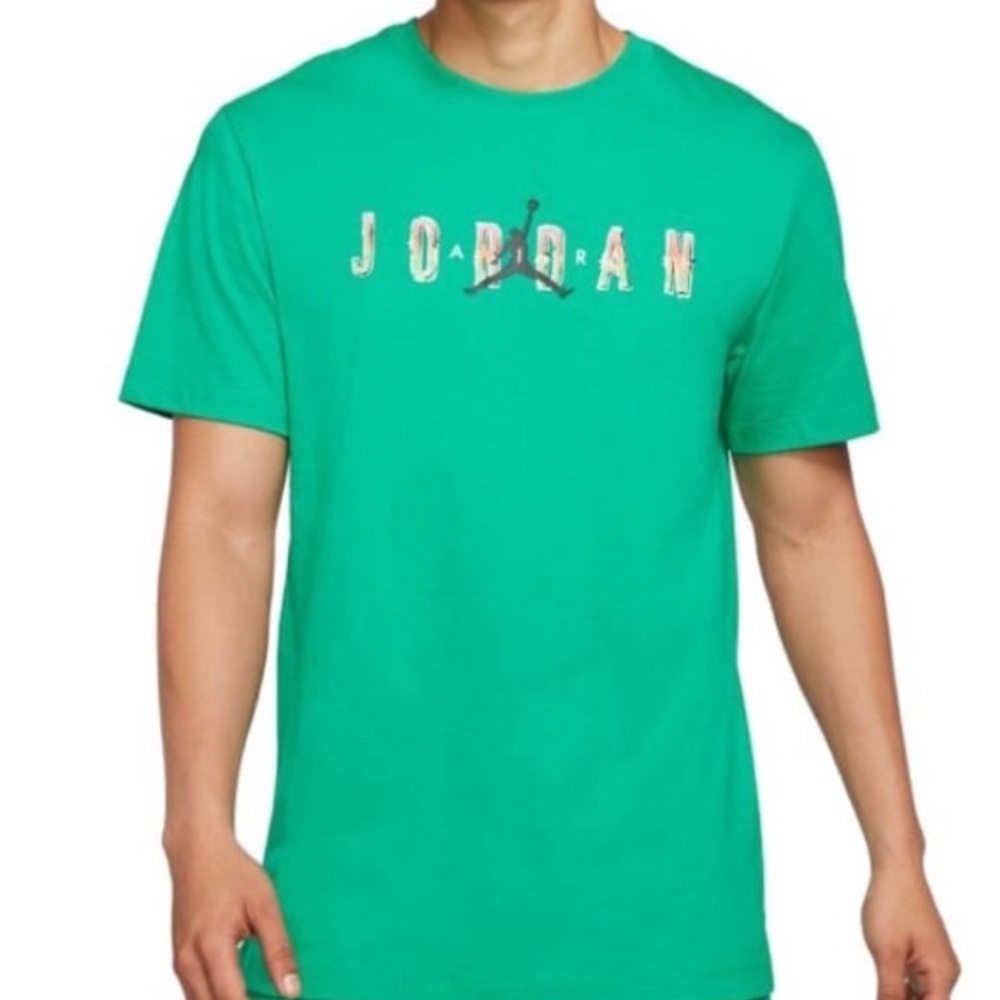 Jordan Green Short Sleeve Tee Bold Design